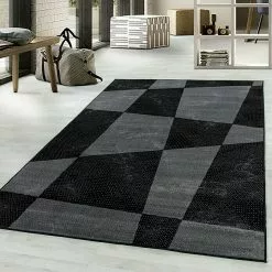 BAUHAUS Kurzflorteppich Base 2830 Schwarz, 150 X 80 Cm, 100% Polypropylen -Angebote Fliesen Verkäufe 12 4910