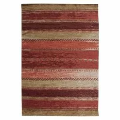 BAUHAUS Kayoom Flachgewebeteppich Blaze Rot, 290 X 195 Cm, 74 % Polyester