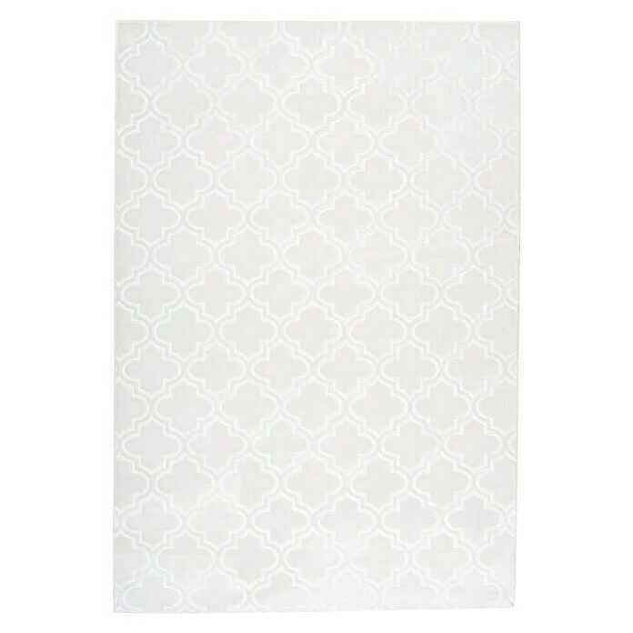 BAUHAUS Kayoom Kurzflorteppich Monroe I Weiß, 170 X 120 Cm, 100 % Polyester 1 BAUHAUS Kayoom Kurzflorteppich Monroe I Weiß, 170 X 120 Cm, 100 % Polyester