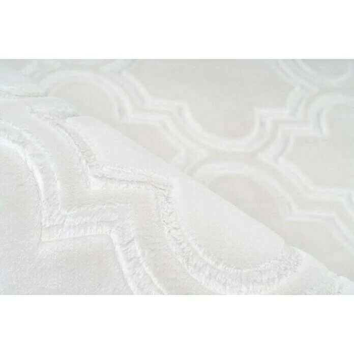 BAUHAUS Kayoom Kurzflorteppich Monroe I Weiß, 170 X 120 Cm, 100 % Polyester 3 BAUHAUS Kayoom Kurzflorteppich Monroe I Weiß, 170 X 120 Cm, 100 % Polyester – Bild 3