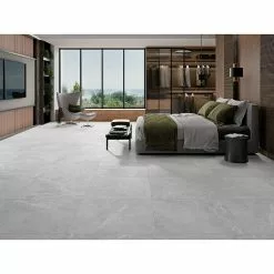 BAUHAUS Feinsteinzeugfliese Tibet 74,5 X 74,5 Cm, Weiß/Grau, Matt -Angebote Fliesen Verkäufe 12 509