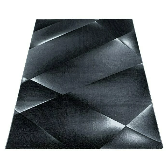BAUHAUS Kurzflorteppich Costa 3527 Schwarz, 200 X 140 Cm, 100% Polypropylen 2 BAUHAUS Kurzflorteppich Costa 3527 Schwarz, 200 X 140 Cm, 100% Polypropylen – Bild 2