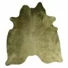 BAUHAUS Esbeco Deko-Kuhfell Grün, 100 % Echtfell, Fläche Ca.: 3 M² - 4 M²