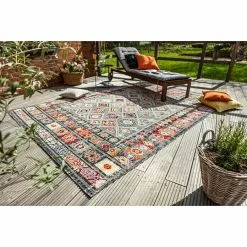 BAUHAUS Outdoor-Teppich Bonnie Bunt Hell, 170 X 120 Cm, 100 % Polypropylen -Angebote Fliesen Verkäufe 12 5258