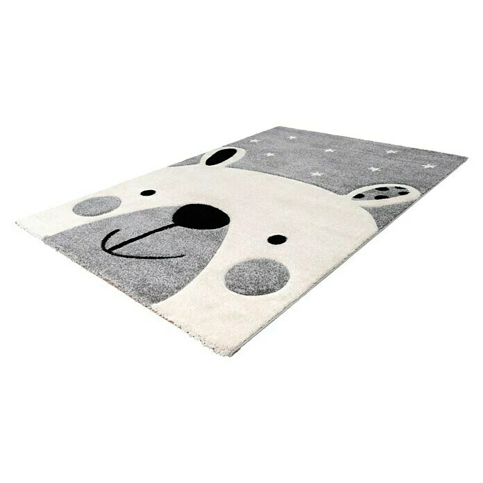 BAUHAUS Kayoom Kurzflorteppich Bär Silber, 170 X 120 Cm, 100 % Polypropylen 2 BAUHAUS Kayoom Kurzflorteppich Bär Silber, 170 X 120 Cm, 100 % Polypropylen – Bild 2
