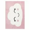 BAUHAUS Kayoom Kurzflorteppich Wolke Rosa, 150 X 80 Cm, 100 % Polypropylen