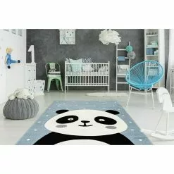 BAUHAUS Kayoom Kurzflorteppich Panda Blau, 170 X 120 Cm, 100 % Polypropylen -Angebote Fliesen Verkäufe 12 5469