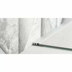 BAUHAUS LOGOCLIC Abschlussprofil 324 Silber, 2,7 M X 21 Mm, Montageart: Stecken