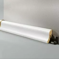 BAUHAUS LOGOCLIC Fußleiste Uni Weiß 2,6 M X 22 Mm X 40 Mm