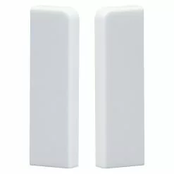 BAUHAUS Endkappe Modern 58 Weiß, 2 Stk.