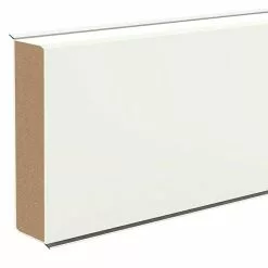 BAUHAUS Sockelleiste XL Weiß 2,5 M X 18 Mm X 60 Mm, Gerade