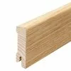 BAUHAUS Profiles And More Sockelleiste Eiche Geölt 2,4 M X 1,6 Cm X 5,8 Cm