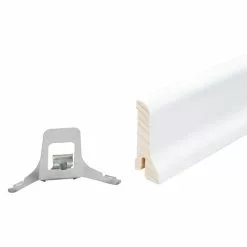 BAUHAUS Sockelleiste Esche Weiß 2,4 M X 2,1 Cm X 6 Cm -Angebote Fliesen Verkäufe 12 5569