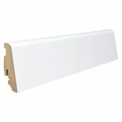 BAUHAUS Living By Haro Sockelleiste Weiß 2,2 M X 19 Mm X 58 Mm, Gerade