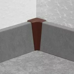 BAUHAUS LOGOCLIC Innenecke K40 C Dunkelbraun, 2 Stk., Passend Für: LOGOCLIC Sockelleiste K40 C