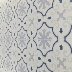 BAUHAUS Feinsteinzeugfliese Vintage Rivera Montecarlo 25 X 25 Cm, Weiß/Blau/Grau, Matt -Angebote Fliesen Verkäufe 12 56