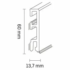 BAUHAUS Sockelleiste Cubica Schneeweiß 2,5 M X 14 Mm X 60 Mm, Gerade 5 BAUHAUS Sockelleiste Cubica Schneeweiß 2,5 M X 14 Mm X 60 Mm, Gerade -Angebote Fliesen Verkäufe 12 5606
