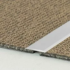 BAUHAUS LOGOCLIC Übergangsprofil 114 Silber, 1 M X 24 Mm X 2 Mm, Montageart: Kleben