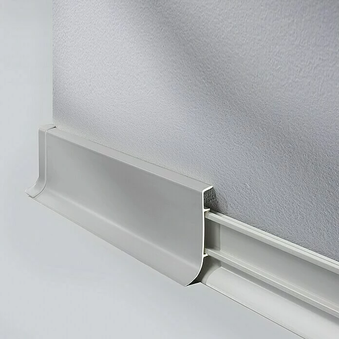 BAUHAUS LOGOCLIC Klemmsockelleiste KSL Grau, 2,5 M X 18,5 Mm X 60 Mm 1 BAUHAUS LOGOCLIC Klemmsockelleiste KSL Grau, 2,5 M X 18,5 Mm X 60 Mm