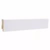 BAUHAUS Sockelleiste Weiß, 2,4 M X 16 Mm X 40 Mm, Gerade
