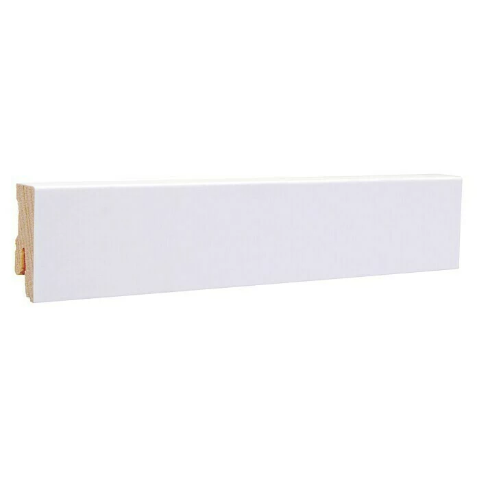 BAUHAUS Sockelleiste Weiß, 2,4 M X 16 Mm X 40 Mm, Gerade 1 BAUHAUS Sockelleiste Weiß, 2,4 M X 16 Mm X 40 Mm, Gerade