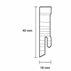 BAUHAUS Sockelleiste Weiß, 2,4 M X 16 Mm X 40 Mm, Gerade 7 BAUHAUS Sockelleiste Weiß, 2,4 M X 16 Mm X 40 Mm, Gerade -Angebote Fliesen Verkäufe 12 5748