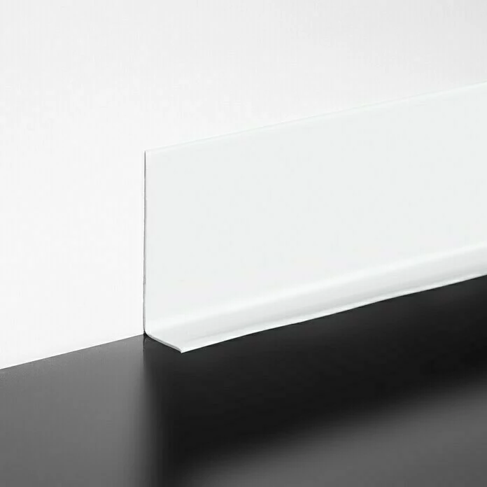 BAUHAUS LOGOCLIC Weichsockelleiste Weiß, 10 M X 15 Mm X 50 Mm, Kleben 1 BAUHAUS LOGOCLIC Weichsockelleiste Weiß, 10 M X 15 Mm X 50 Mm, Kleben