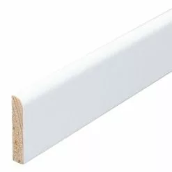 BAUHAUS Sockelleiste 2,4 M X 0,6 Cm X 2,8 Cm, Nadelholz, Lackiert