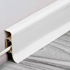 BAUHAUS LOGOCLIC Kabelkanalleiste Weiß, 2,5 M X 22,5 Mm X 50 Mm