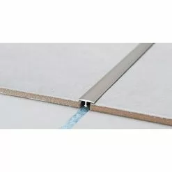 BAUHAUS LOGOCLIC T-Profil 265 Edelstahl Matt, 2,7 M X 14 Mm, Montageart: Kleben