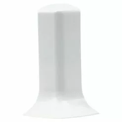 BAUHAUS LOGOCLIC Außenecke Weiß, 2 Stk., Geeignet Für: Klemmsockelleisten