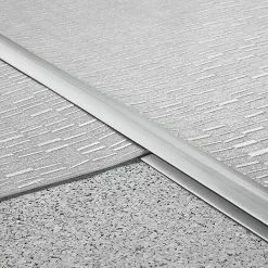 BAUHAUS LOGOCLIC Doppeleinfassleiste Grau, 1 M X 24 Mm X 6 Mm, Montageart: Kleben