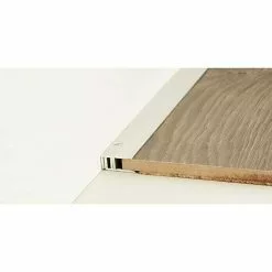 BAUHAUS LOGOCLIC Abschlussprofil 222 Silber, 2,7 M X 21 Mm, Montageart: Schrauben