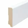 BAUHAUS Sockelleiste Weiß, 2,4 M X 18 Mm X 78 Mm, Gerade