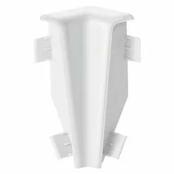 BAUHAUS LOGOCLIC Innenecke K50 Weiß, 2 Stk., Passend Für: LOGOCLIC Sockelleiste K50