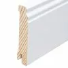 BAUHAUS Sockelleiste 2,4 M X 1,8 Cm X 9,6 Cm, Nadelholz, Lackiert