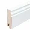 BAUHAUS Sockelleiste Weiß, 2,44 M X 1,8 Cm X 5,8 Cm, Profiliert