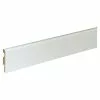 BAUHAUS Sockelleiste FU07L Weiß, 2,4 M X 10 Mm X 58 Mm