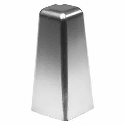 BAUHAUS LOGOCLIC Außenecke K50 Silber, 2 Stk., Passend Für: LOGOCLIC Sockelleisten K50