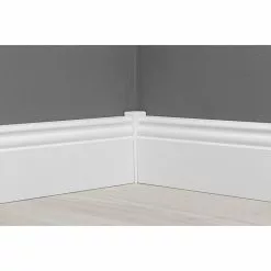 BAUHAUS Sockelleiste 2,44 M X 1,8 Cm X 9,6 Cm, Profiliert, Grundiert -Angebote Fliesen Verkäufe 12 6161