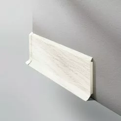 BAUHAUS LOGOCLIC Hartschaumleiste HSL Esche Weiß, 2,5 M X 14 Mm X 60 Mm