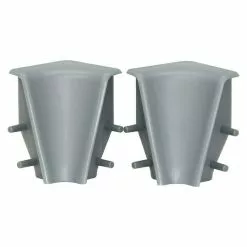 BAUHAUS Profiles And More Innenecke FU147H Silber, 2 Stk.