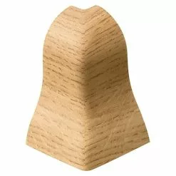 BAUHAUS LOGOCLIC Außenecke K40 Eiche Mittel, 2 Stk., Geeignet Für: Sockelleiste K40