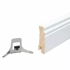 BAUHAUS Sockelleiste 2,4 M X 1,8 Cm X 7 Cm, Weiß, Lackiert -Angebote Fliesen Verkäufe 12 6231