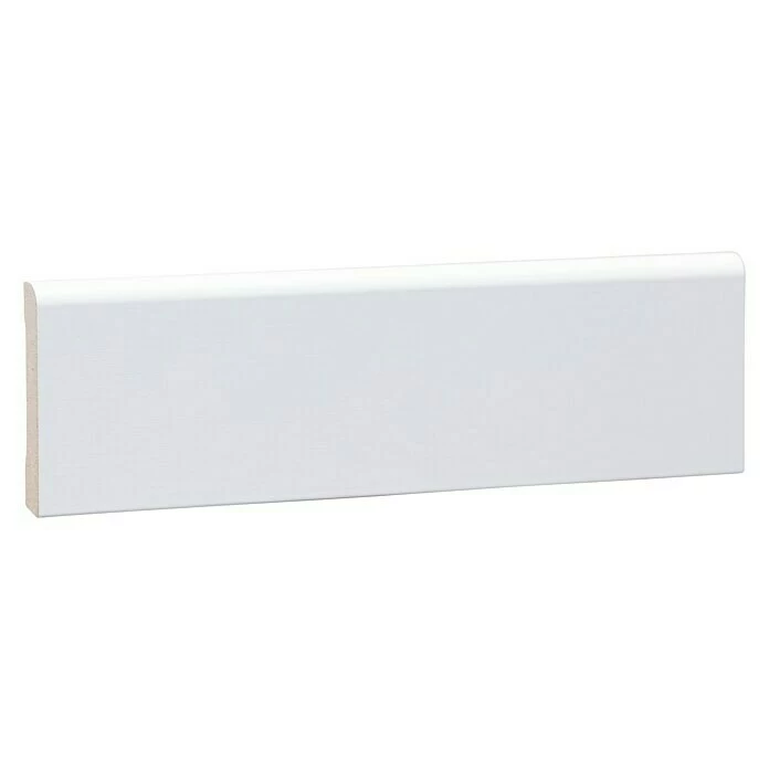 BAUHAUS Sockelleiste Weiß, 2,44 M X 1 Cm X 5,8 Cm, Gerade 2 BAUHAUS Sockelleiste Weiß, 2,44 M X 1 Cm X 5,8 Cm, Gerade – Bild 2
