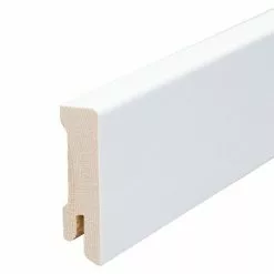 BAUHAUS Profiles And More Sockelleiste Weiß 2,4 M X 1,6 Cm X 5,8 Cm