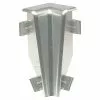 BAUHAUS MyStyle Innenecke K58 C Silber, 2 Stk., Geeignet Für: Sockelleiste K58 C