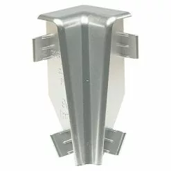 BAUHAUS MyStyle Innenecke K58 C Silber, 2 Stk., Geeignet Für: Sockelleiste K58 C