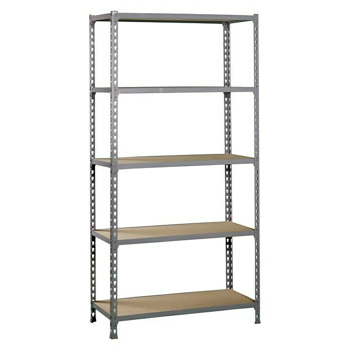 BAUHAUS Simonrack Maderclick Metallregal Mega Plus L X B X H: 50 X 120 X 200 Cm, Traglast: 150 Kg/Boden, Anzahl Böden: 5 Stk., Stecken, Grau 1 BAUHAUS Simonrack Maderclick Metallregal Mega Plus L X B X H: 50 X 120 X 200 Cm, Traglast: 150 Kg/Boden, Anzahl Böden: 5 Stk., Stecken, Grau