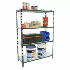 BAUHAUS Simonrack Simonclick Metallregal L X B X H: 50 X 100 X 150 Cm, Traglast: 180 Kg/Boden, Anzahl Böden: 4 Stk., Stecken, Anthrazit/Weiß -Angebote Fliesen Verkäufe 12 6446